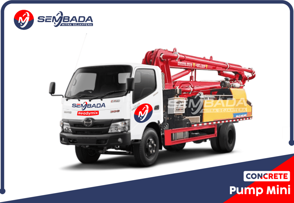 truck concrete pump mini